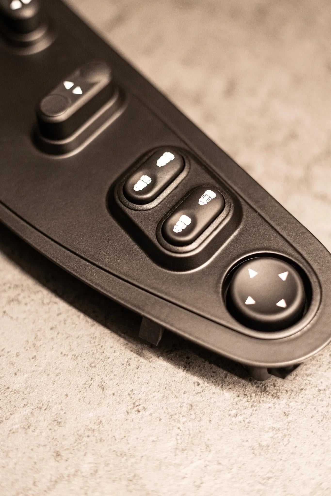 Restaurierung der Sitzverstellung Bedienelemente